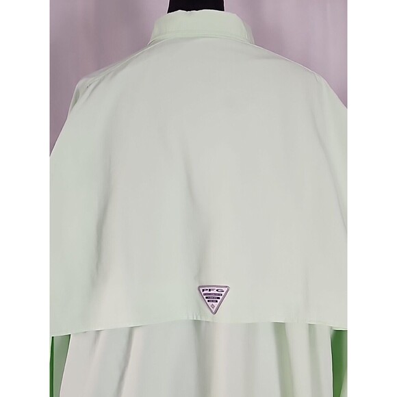 Columbia PFG Omni Shade Shirt Mens X-Large Long Sleeve Fishing Hiking Button Up - Picture 10 of 13